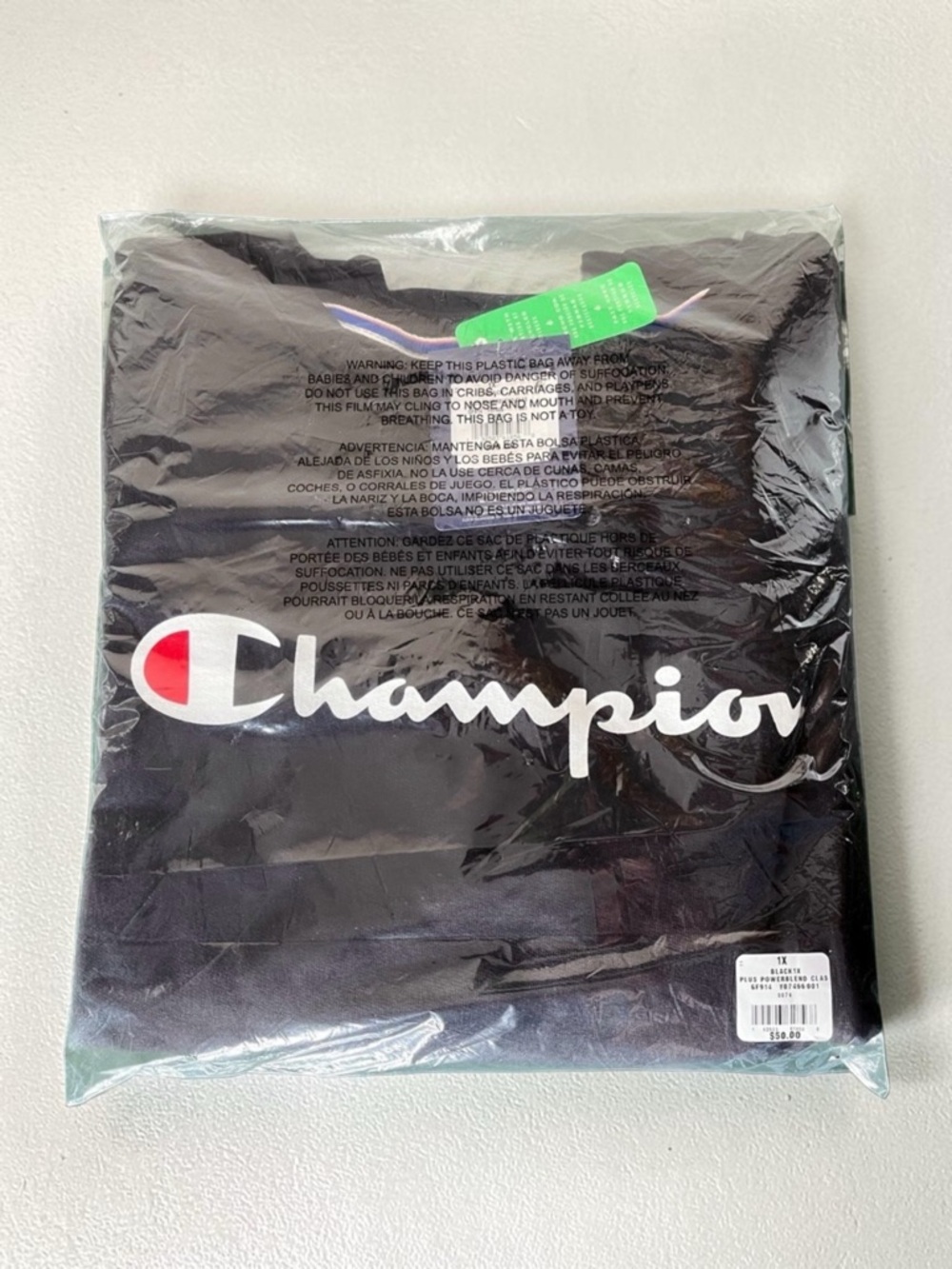 Champion PowerBlend Sweatshirt (Women’s Plus 1X) - Picture 11 of 12